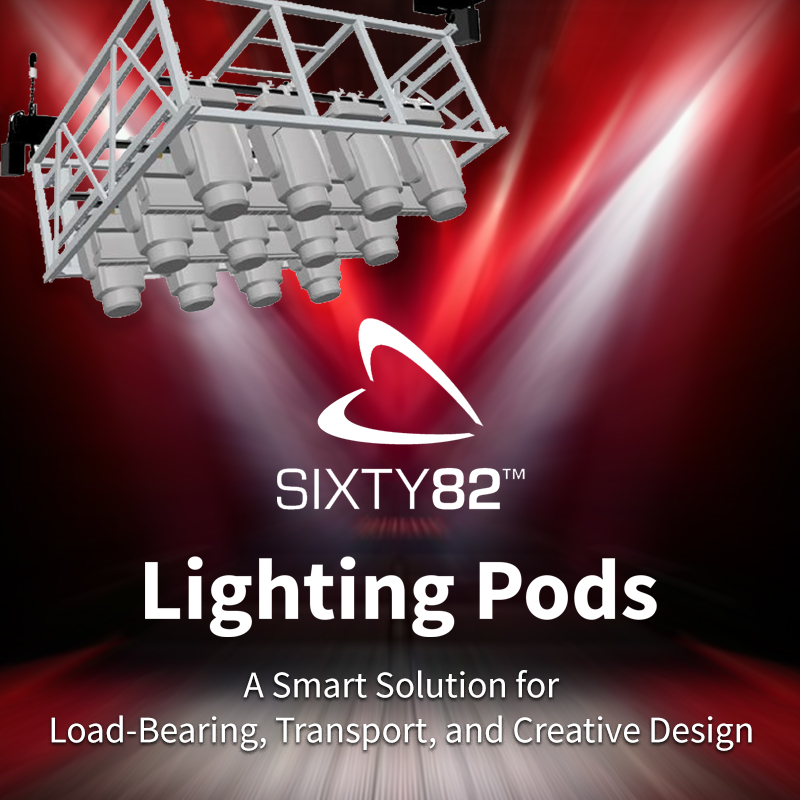 SIXTY82 Lighting Pods Load-Bearing, Transport, and Creative Design